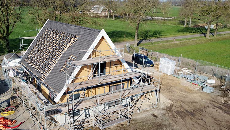 nieuwbouw houten woning Markelo