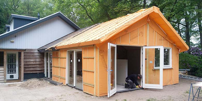 aanbouw-houtskeletbouw