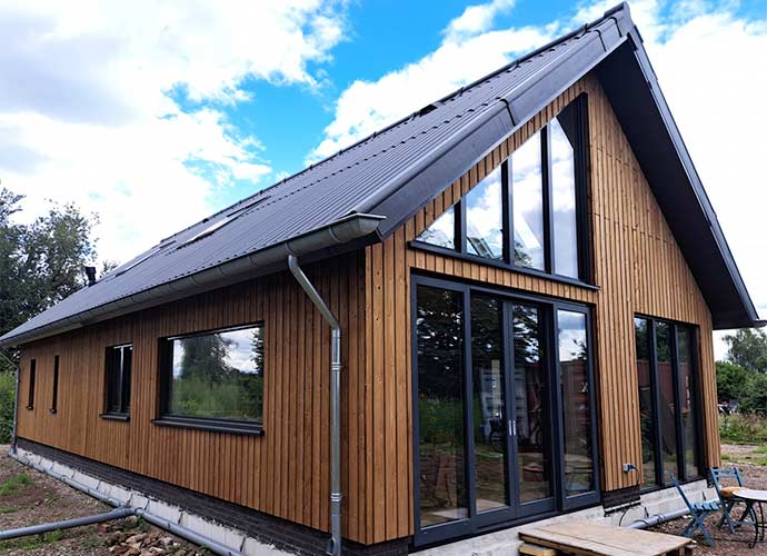 casco woning in hout