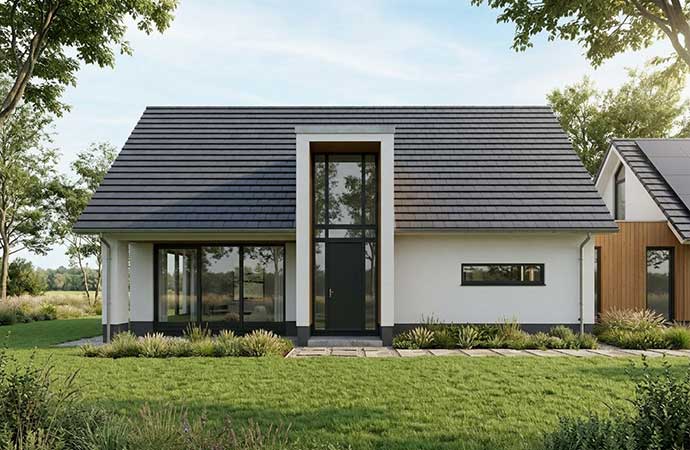 Moderne villa bouwen